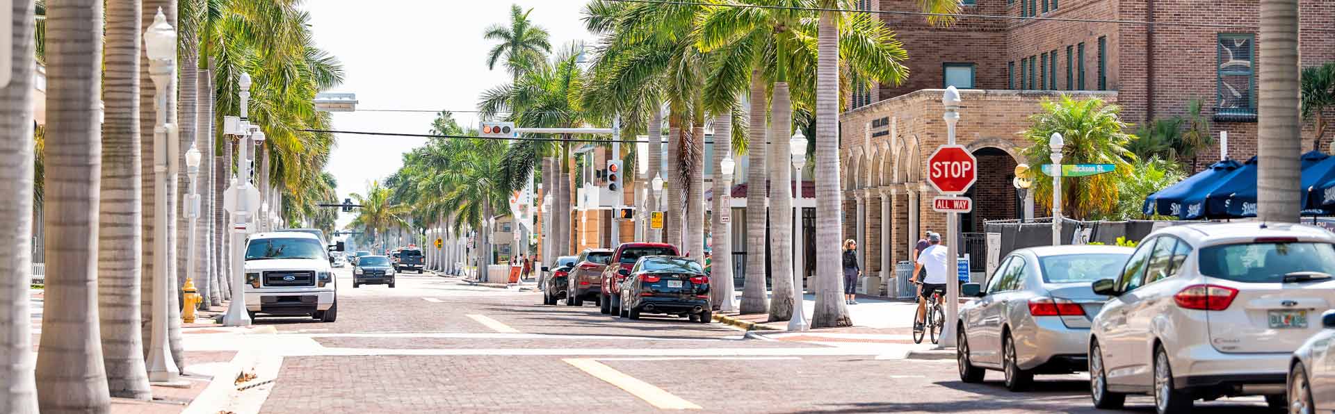 Downtown Fort Myers city view