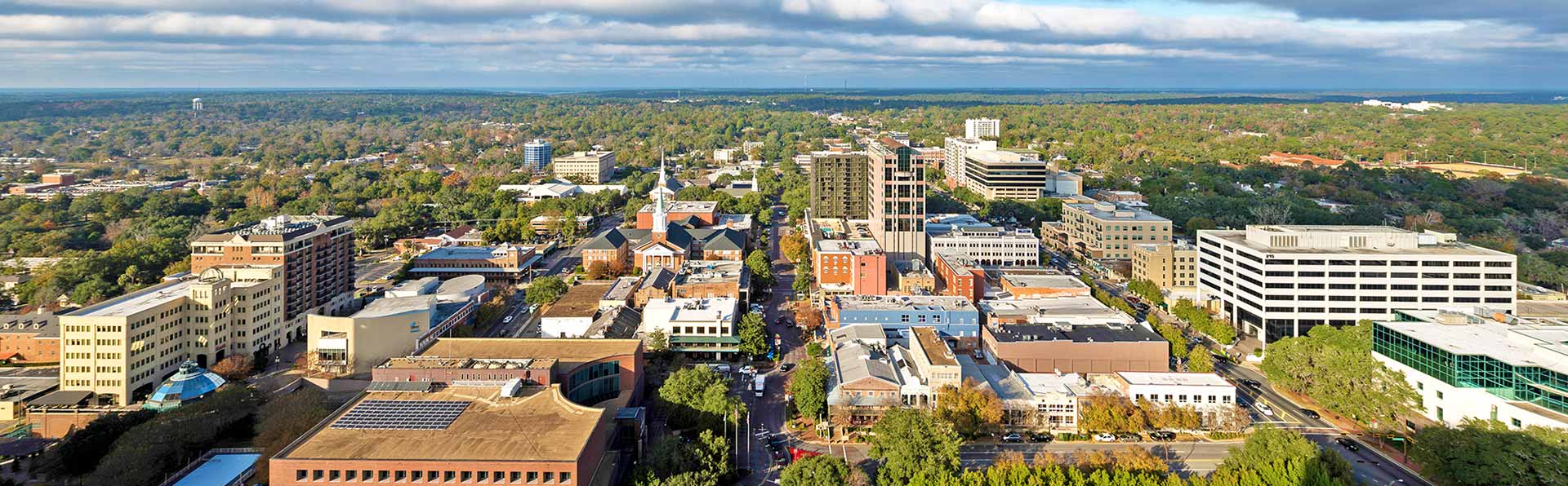 Tallahassee skyline of buildings