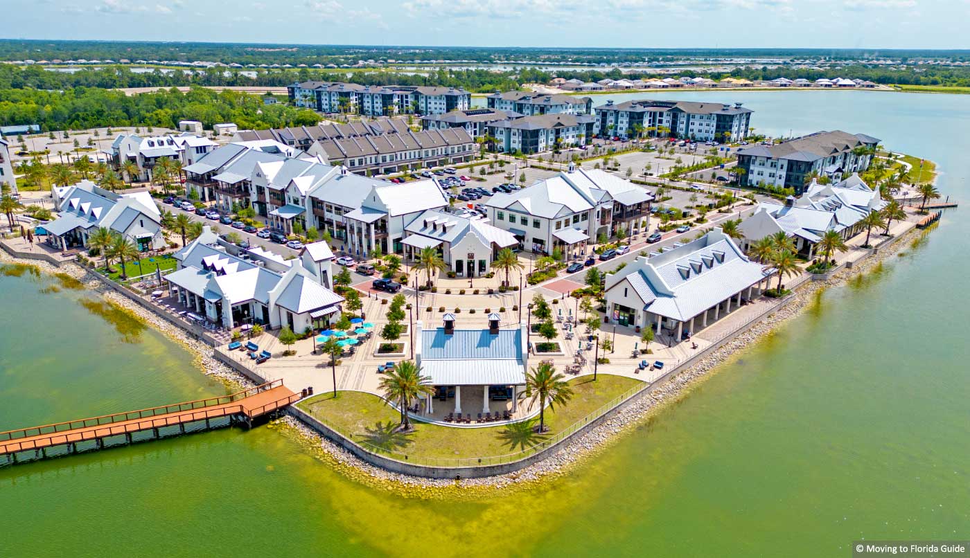Aerial view of Lakefront Drive