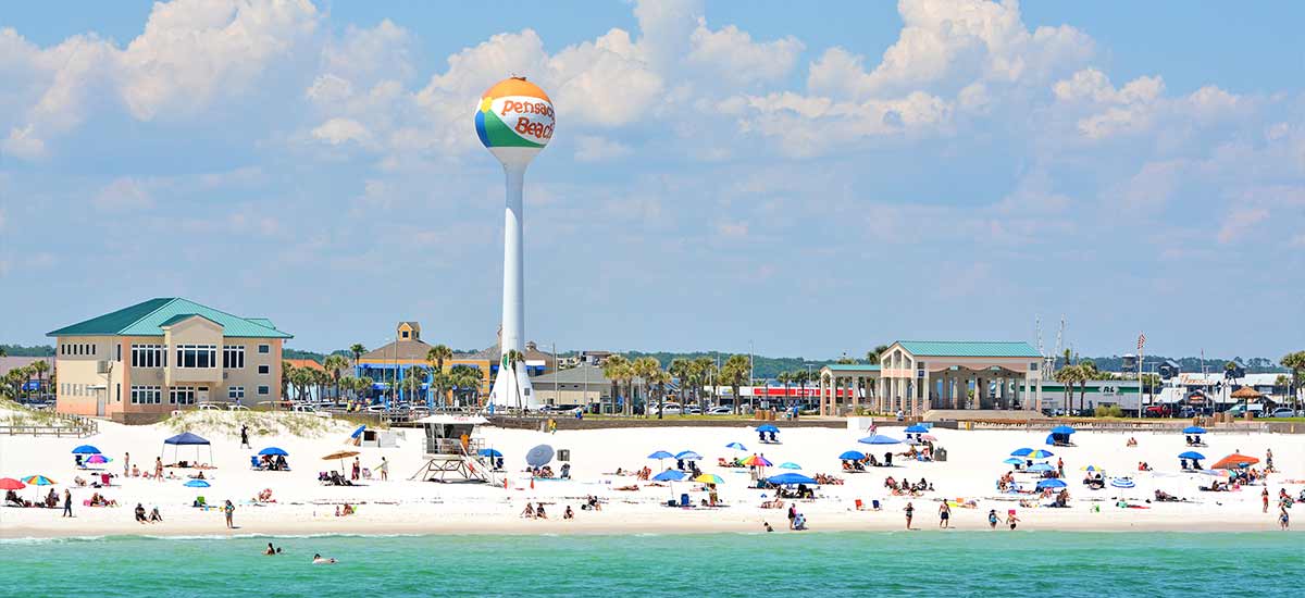 beachgoers enjoying sand and waves